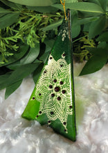 Load image into Gallery viewer, Holiday Ornaments - Green/ Mica / Embellished