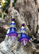 Load image into Gallery viewer, Tulip Style Earrings - Bluebells