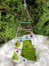 Load image into Gallery viewer, Holiday ornaments - Abstract Pink - Green Confetti