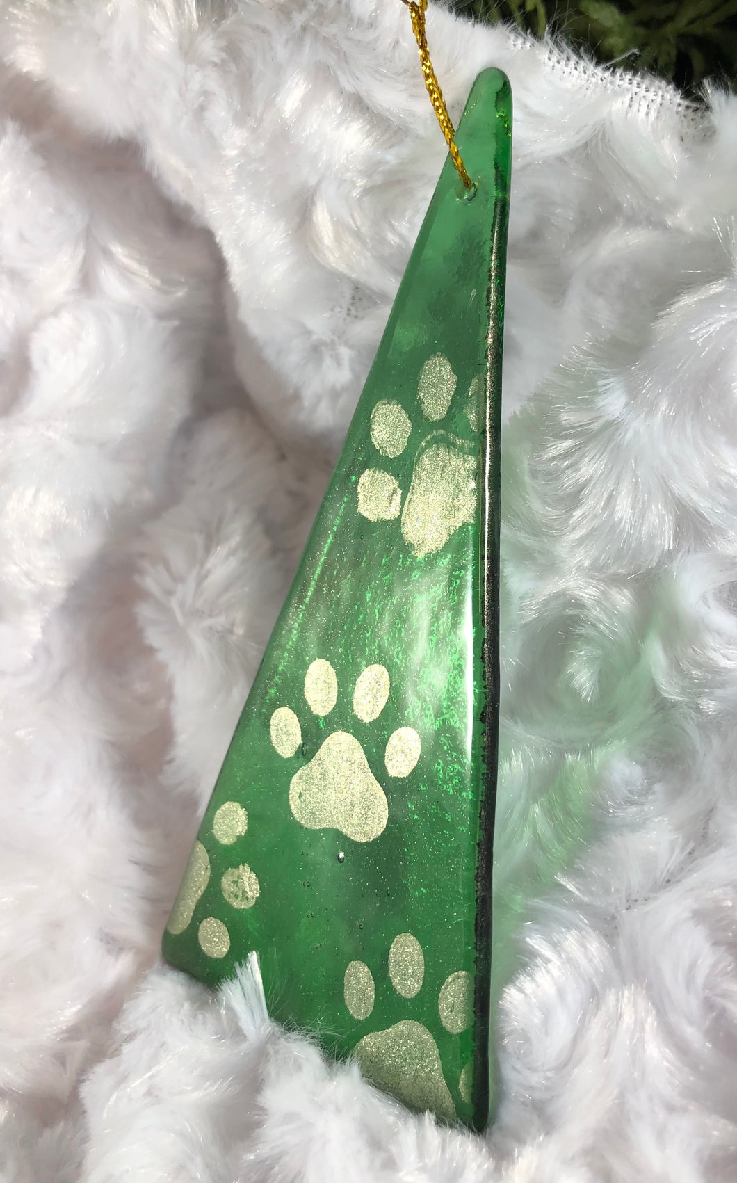 Holiday ornaments - Paw Prints Mini