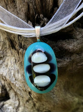 Load image into Gallery viewer, Abstract Fertility Amulet - Fused Glass Pendant