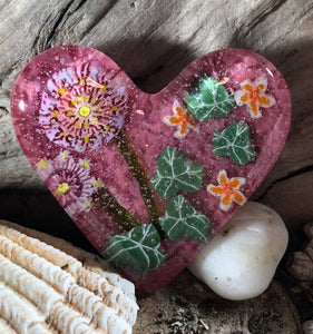 Fused Glass Heart