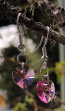 Load image into Gallery viewer, Swarovski Hearts - Petite Rose