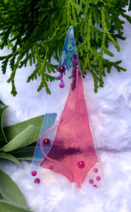 Holiday Ornaments - Abstract PINK !