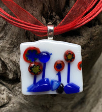 Load image into Gallery viewer, Victory Garden Fused Glass Pendant