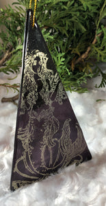 Holiday Ornaments - Mermaid on Amethyst