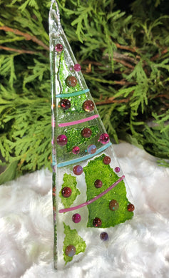 Holiday ornaments - Abstract Pink - Green Confetti