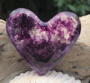 Fused Glass Heart