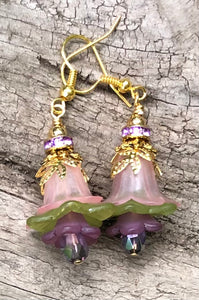 Spring Colors Tulip Style Earrings