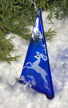 Load image into Gallery viewer, Holiday ornaments - Blue Rudolph