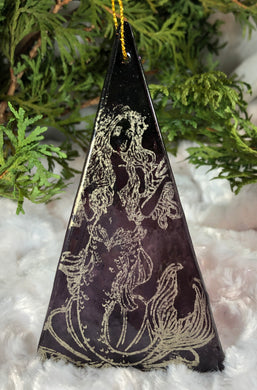 Holiday Ornaments - Mermaid on Amethyst