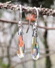 Load image into Gallery viewer, Swarovski Crystal Raindrops - Crystal AB Petite