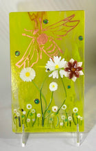 Load image into Gallery viewer, Bee’s Knees Fused Glass Art Panel