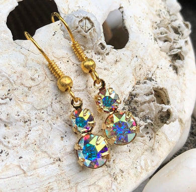 Vintage Austrian Crystal Earrings