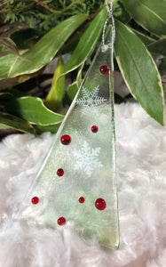 Holiday ornaments - Snowflakes on Holiday Tree