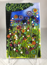 Load image into Gallery viewer, Lush Meadow Fused Glass Art Panel