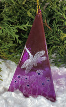 Load image into Gallery viewer, Holiday Ornaments - Pink Dragonfly / Mica