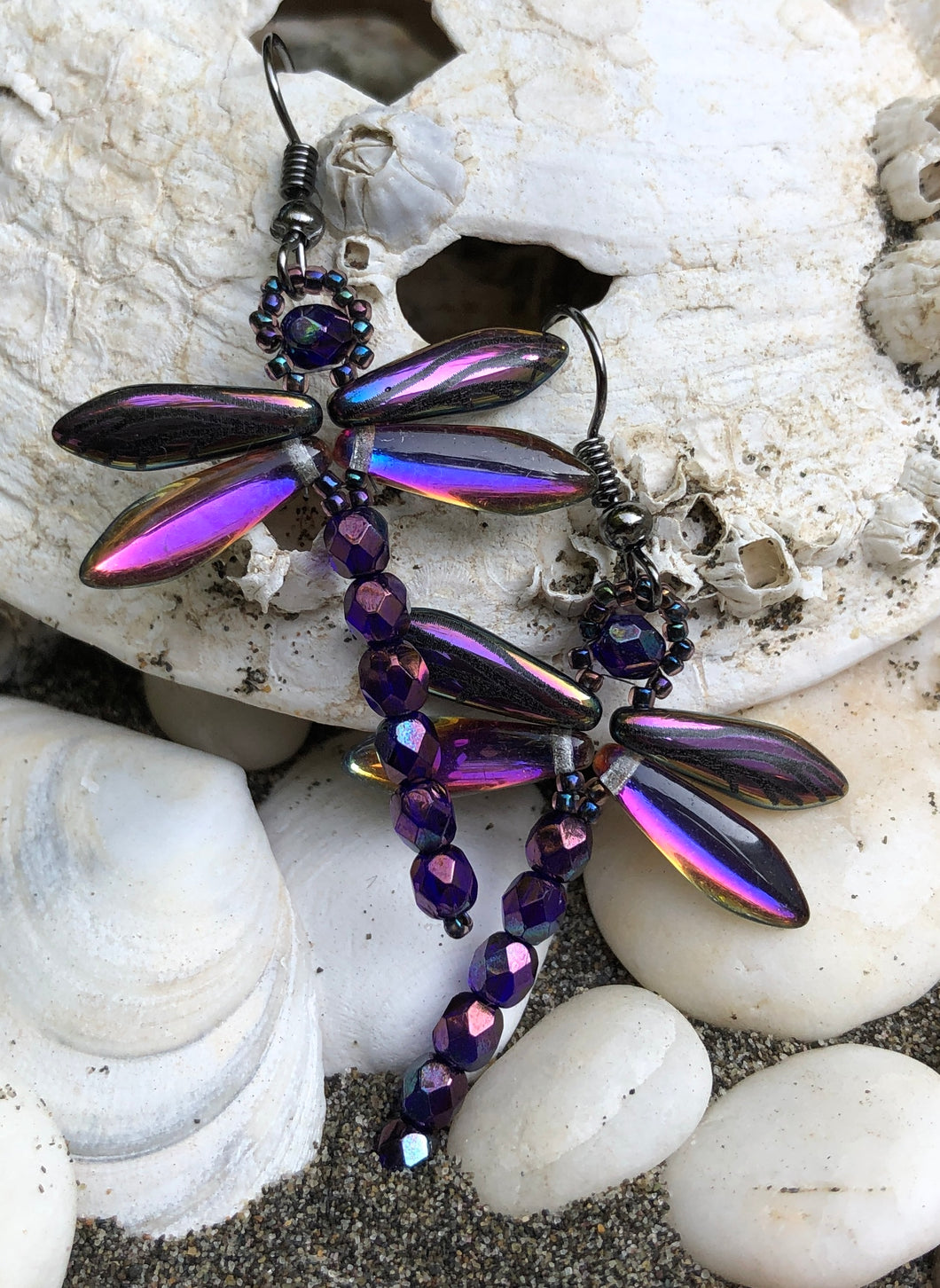 Dragonfly Beaded Earrings