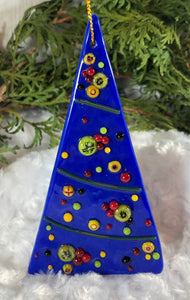 Holiday Ornaments - Blue Cornucopia