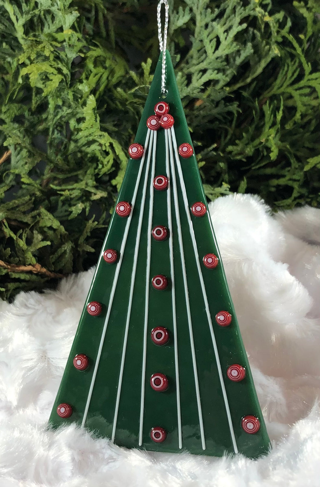 Holiday Ornaments - Art Deco-ish Dressed Tree