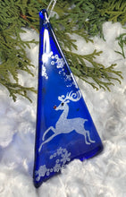 Load image into Gallery viewer, Holiday ornaments - Blue Rudolph