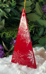 Holiday Ornaments - Red / Mica