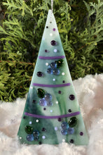 Load image into Gallery viewer, Holiday ornaments - Purple and Green