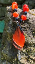 Load image into Gallery viewer, Mineral Necklace - Carnelian and Onyx