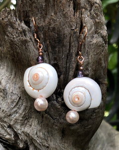 Beach Baby Shell Earrings