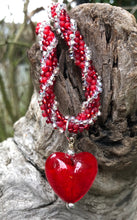 Load image into Gallery viewer, Kumihimo Necklace - Twisted Heart